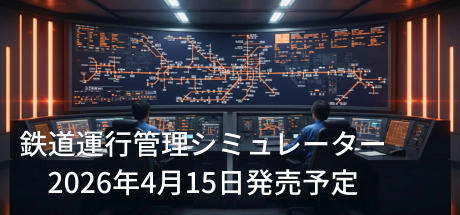 鉄道運行管理シミュレーター 2026年4月15日発売予定