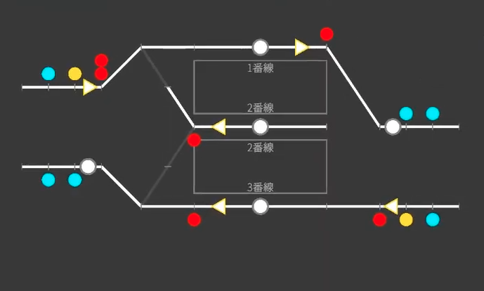 信号機をすべて置き終えたプレビュー